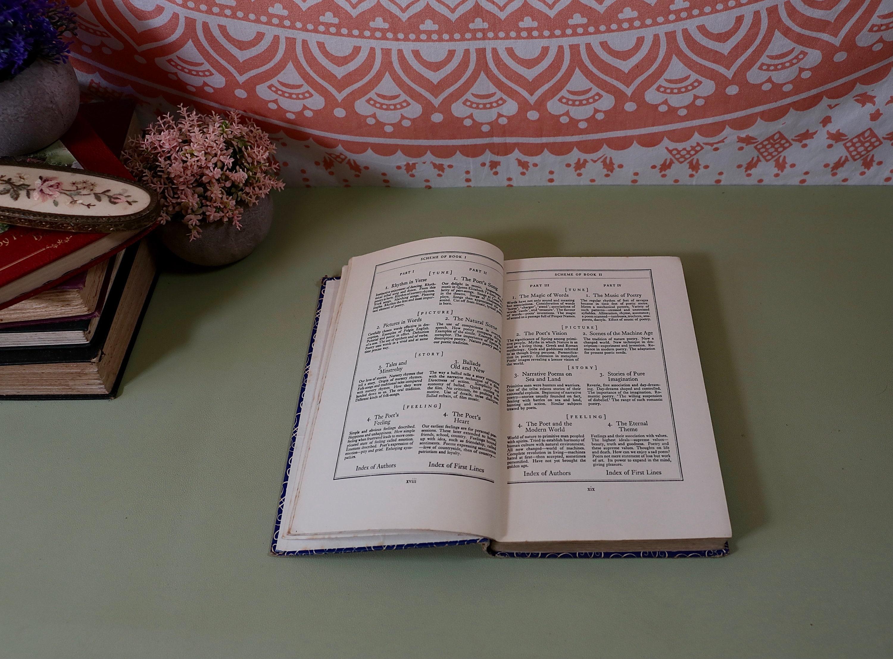 Vintage Book Poems for Pleasure an Anthology Book by A F Scott - Etsy